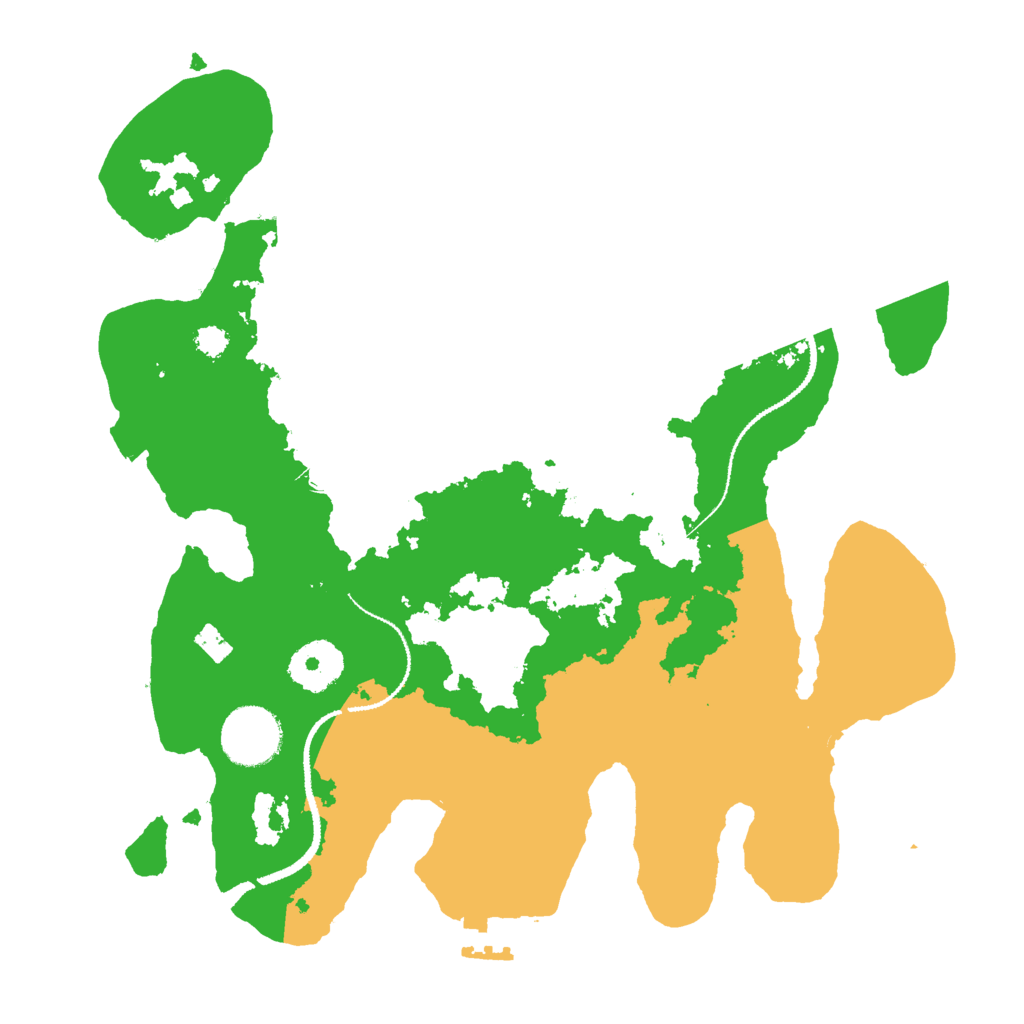 Biome Rust Map: Procedural Map, Size: 3000, Seed: 30895