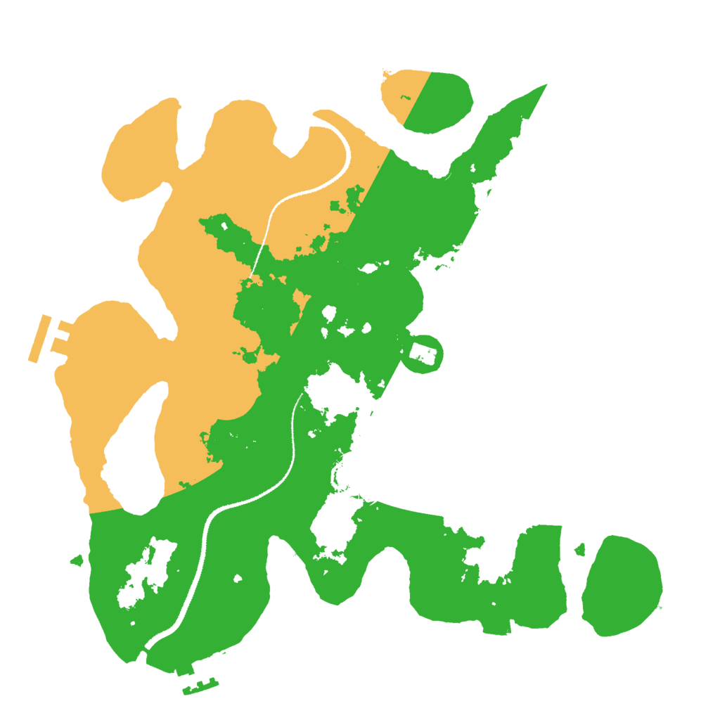 Biome Rust Map: Procedural Map, Size: 3000, Seed: 71155