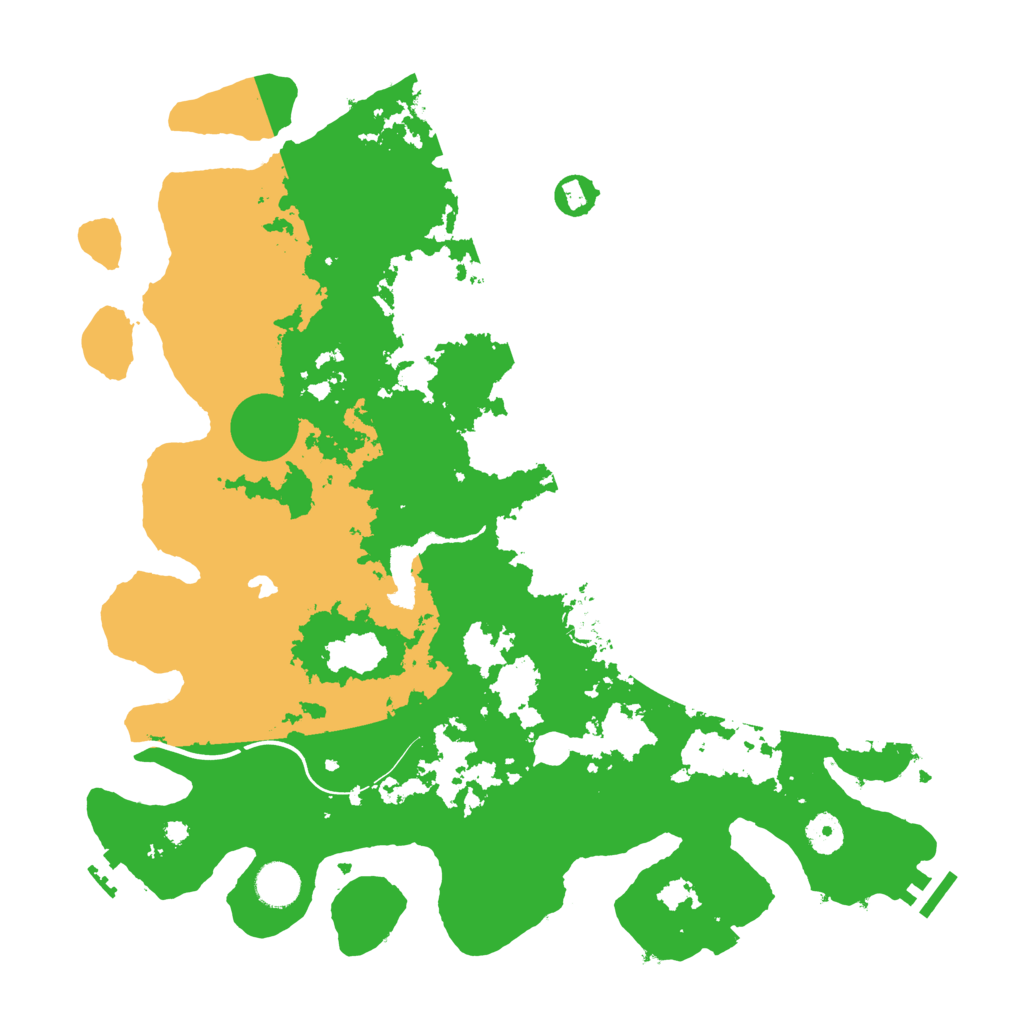 Biome Rust Map: Procedural Map, Size: 4000, Seed: 35153