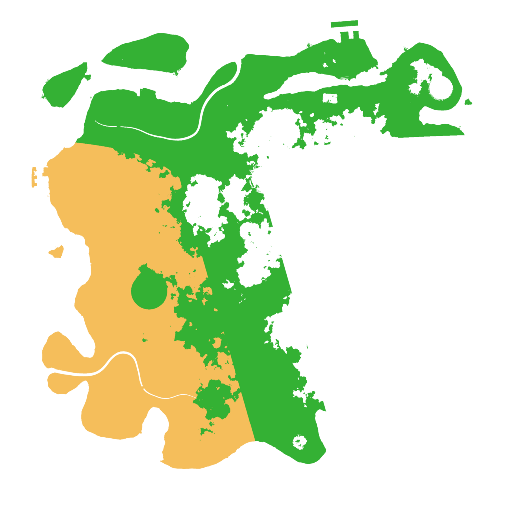 Biome Rust Map: Procedural Map, Size: 3750, Seed: 127895847