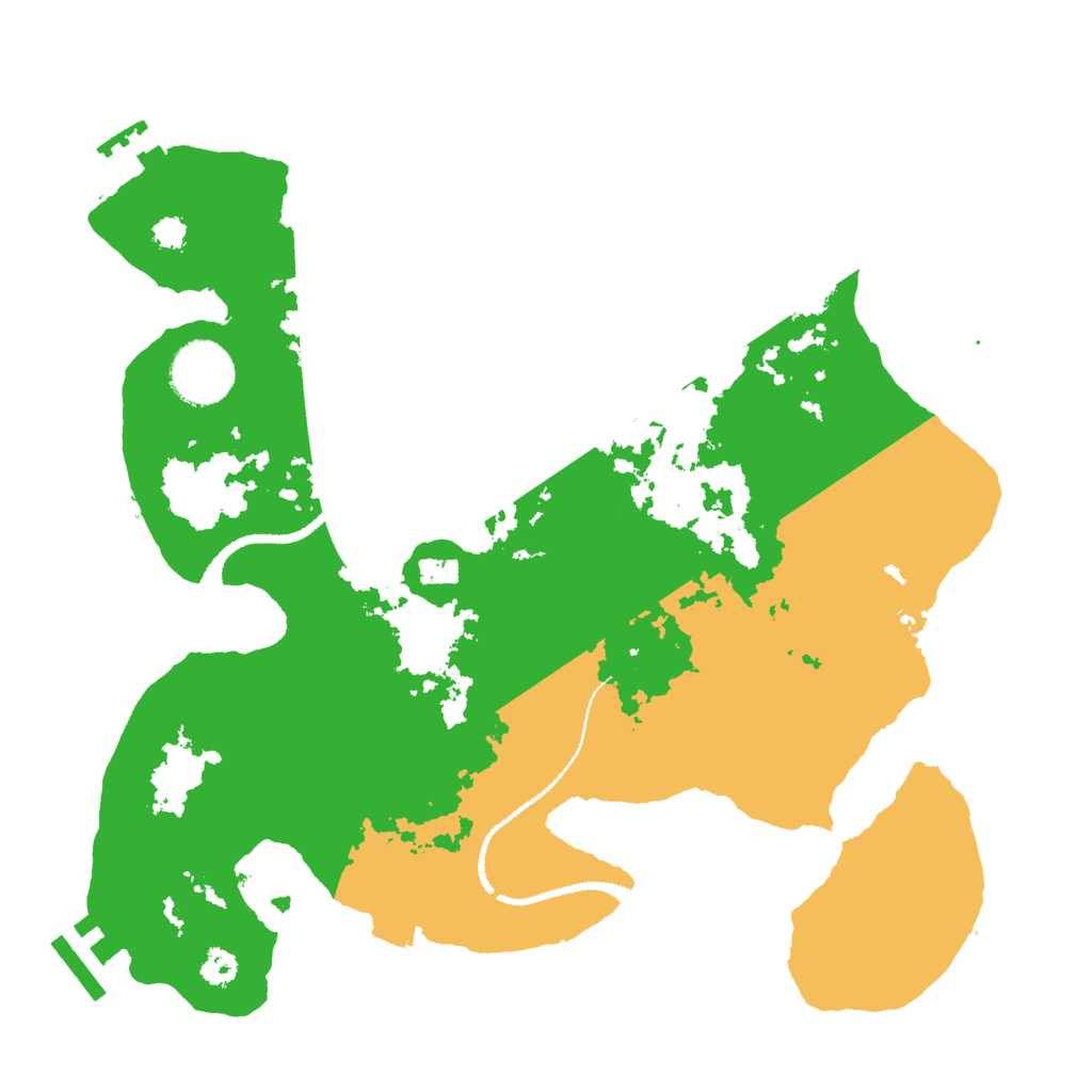 Biome Rust Map: Procedural Map, Size: 3000, Seed: 12617