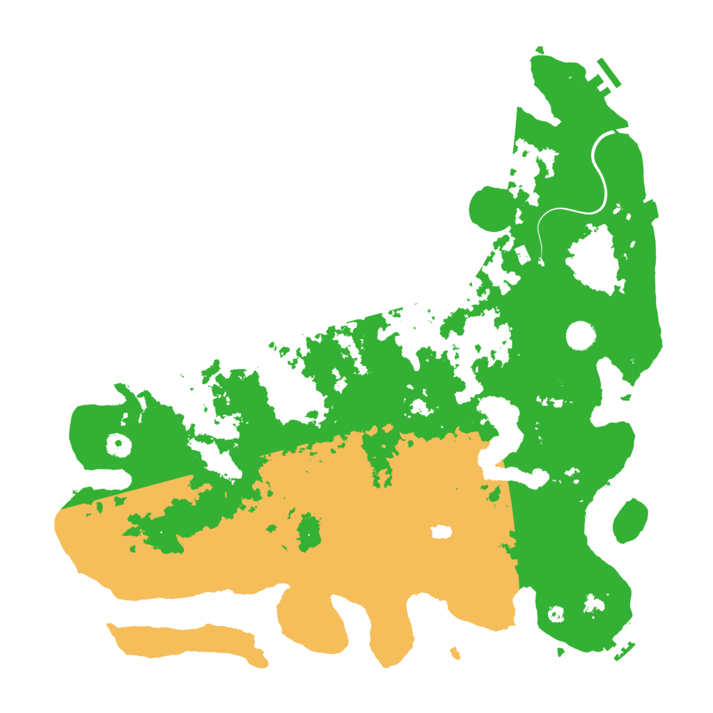 Biome Rust Map: Procedural Map, Size: 4300, Seed: 1214934239