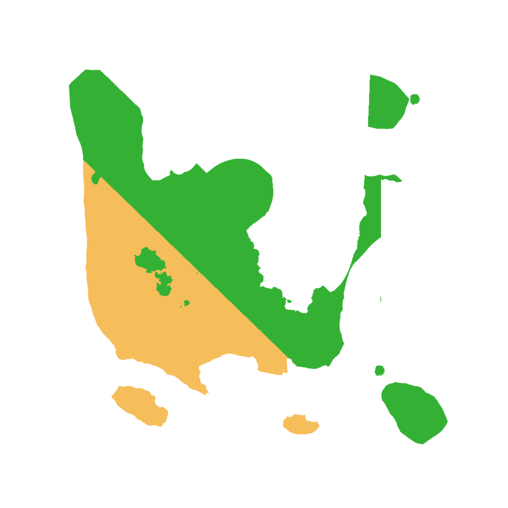 Biome Rust Map: Procedural Map, Size: 2000, Seed: 102938