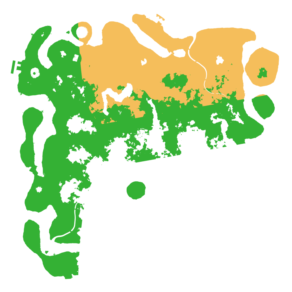 Biome Rust Map: Procedural Map, Size: 4500, Seed: 2115786341