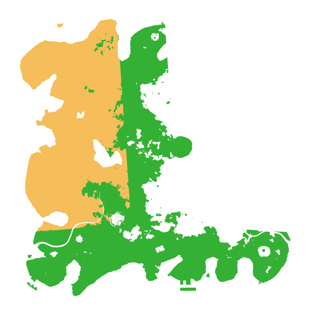 Biome Rust Map: Procedural Map, Size: 4050, Seed: 1241776748