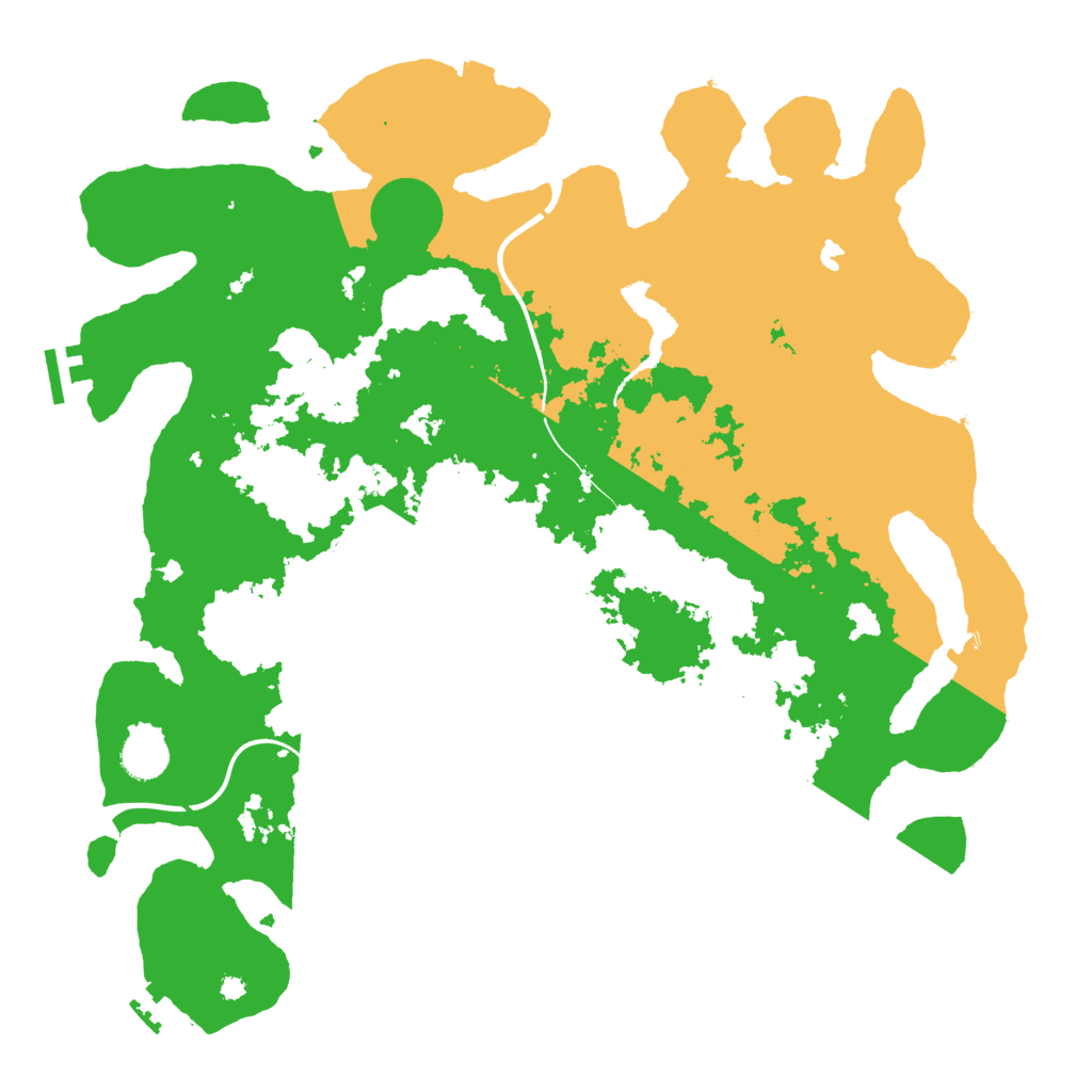 Biome Rust Map: Procedural Map, Size: 4000, Seed: 200698711