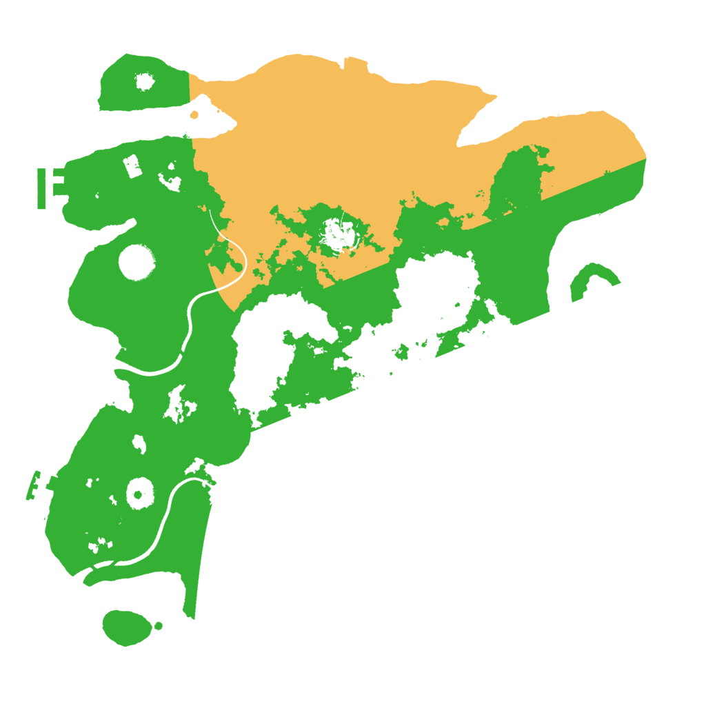 Biome Rust Map: Procedural Map, Size: 3500, Seed: 212389046