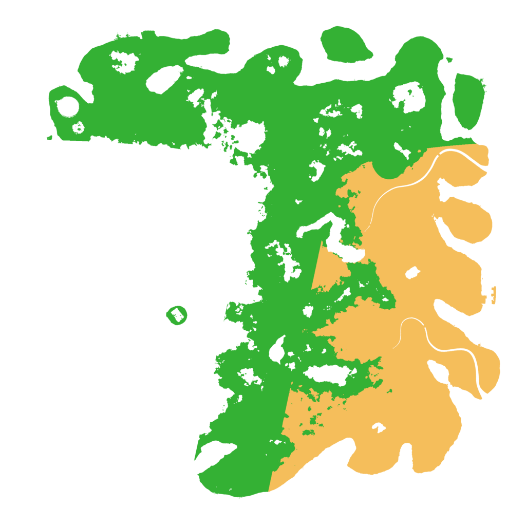 Biome Rust Map: Procedural Map, Size: 4500, Seed: 2123467654