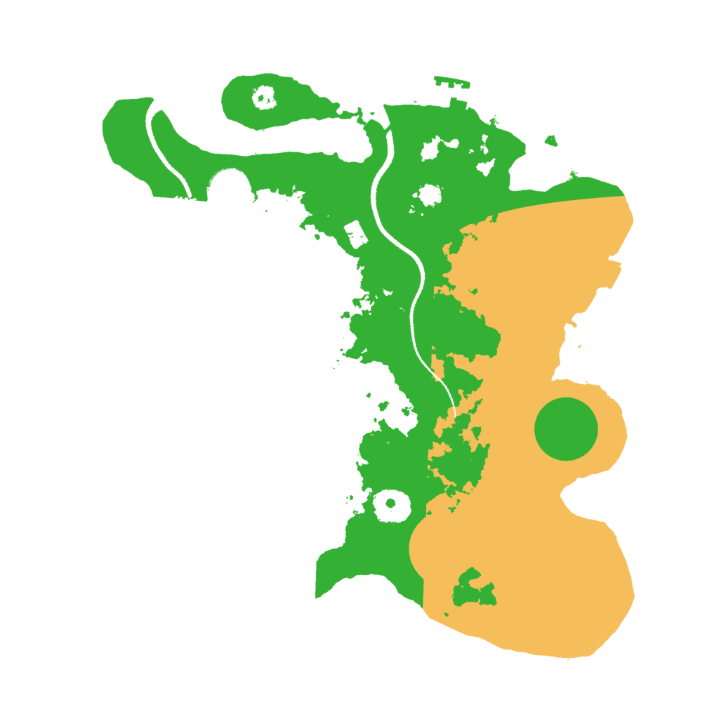 Biome Rust Map: Procedural Map, Size: 3000, Seed: 142740717