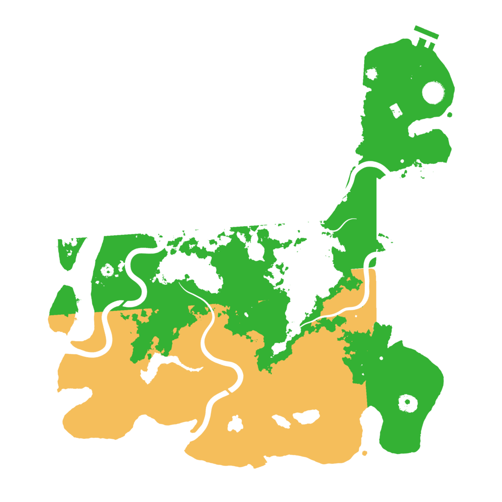 Biome Rust Map: Procedural Map, Size: 4000, Seed: 1193290