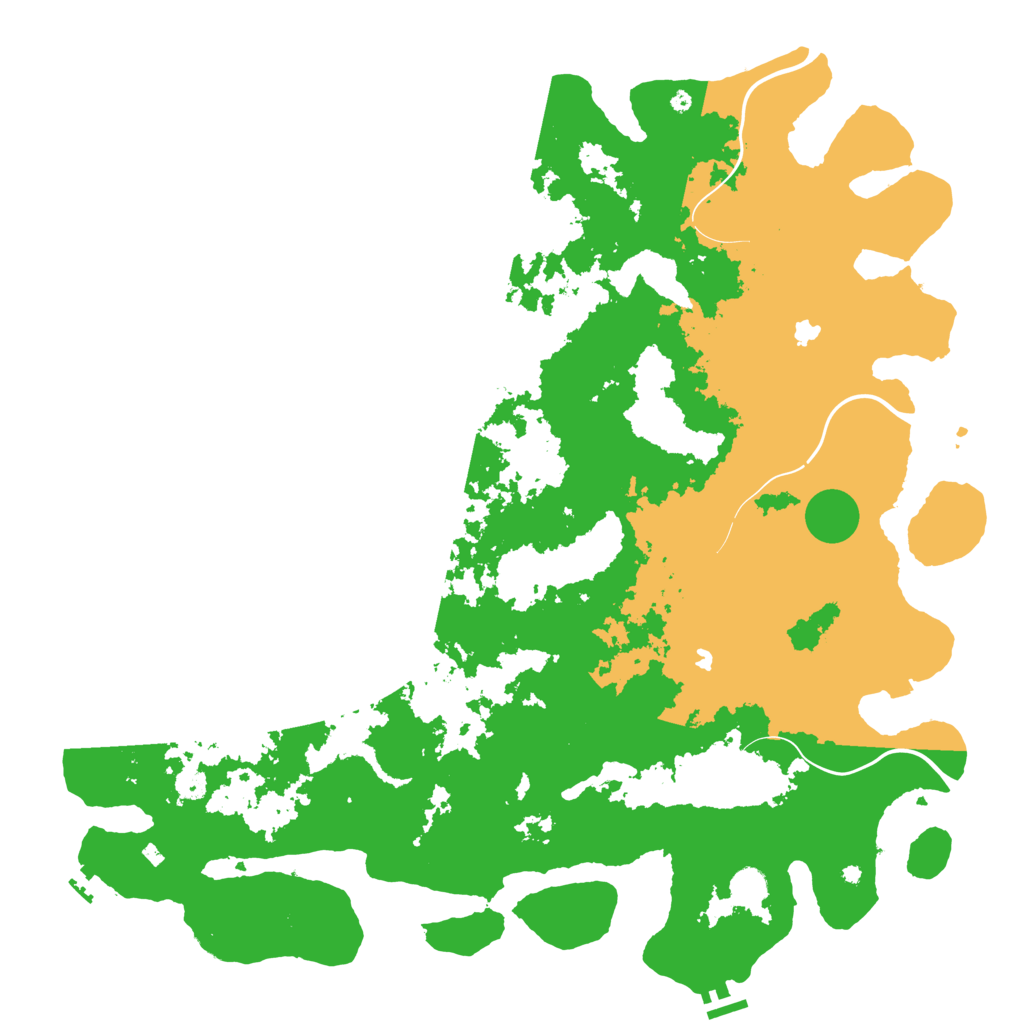 Biome Rust Map: Procedural Map, Size: 5000, Seed: 746656328