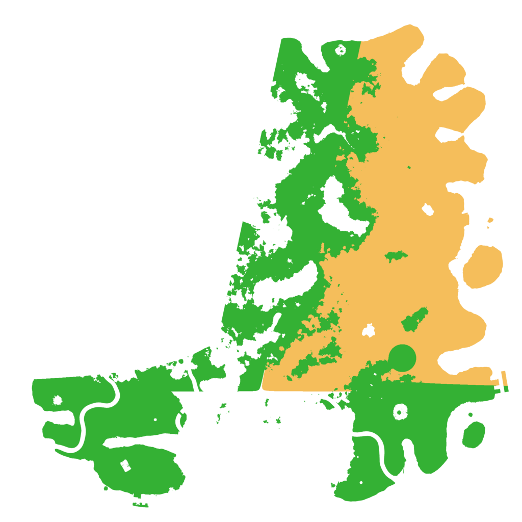 Biome Rust Map: Procedural Map, Size: 5000, Seed: 746656328