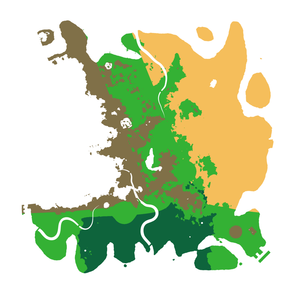 Biome Rust Map: Procedural Map, Size: 4000, Seed: 1179421523