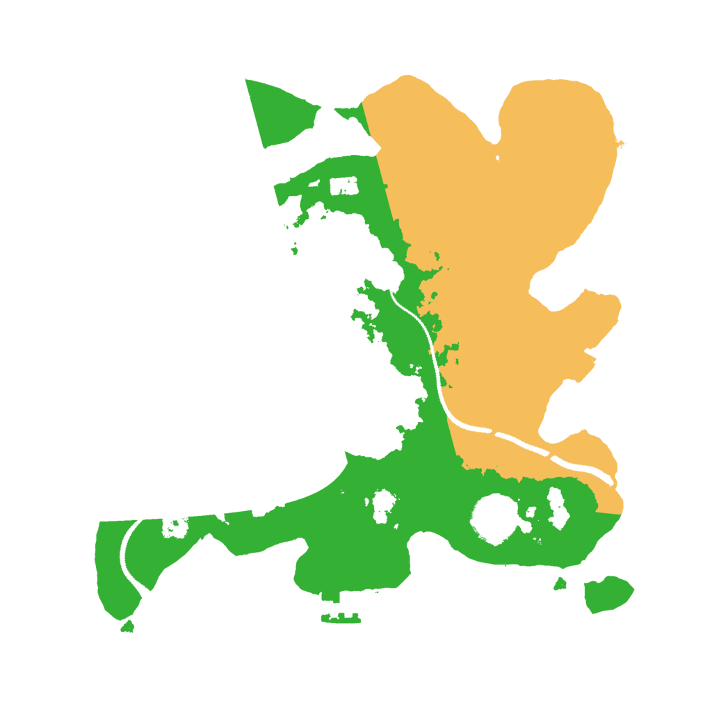 Biome Rust Map: Procedural Map, Size: 2750, Seed: 45222