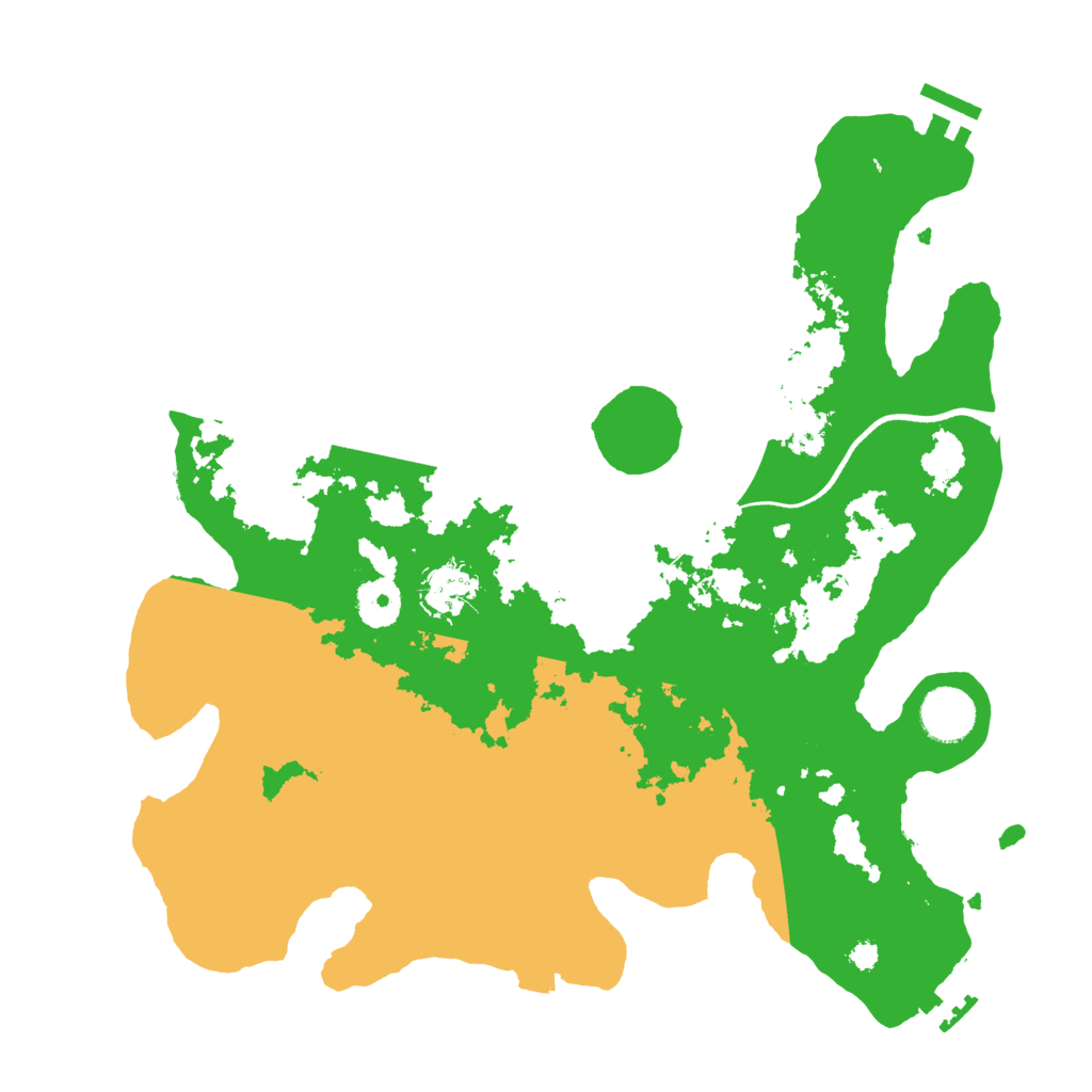 Biome Rust Map: Procedural Map, Size: 3500, Seed: 3369785