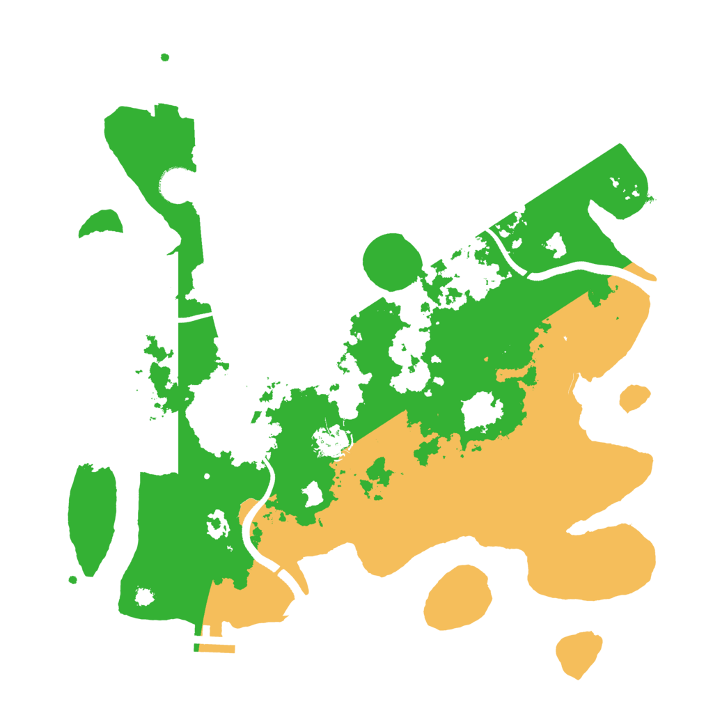 Biome Rust Map: Procedural Map, Size: 3500, Seed: 523423