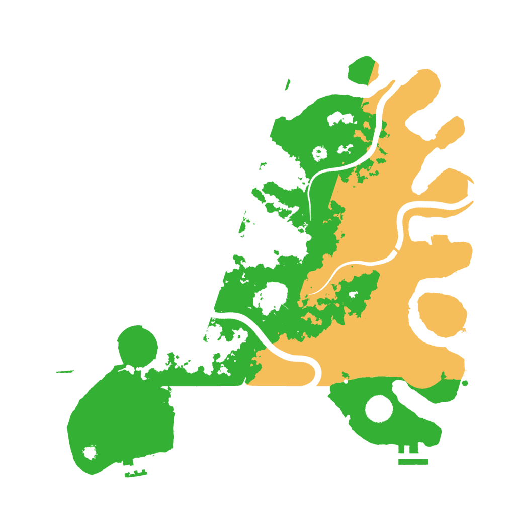 Biome Rust Map: Procedural Map, Size: 3500, Seed: 1324357440