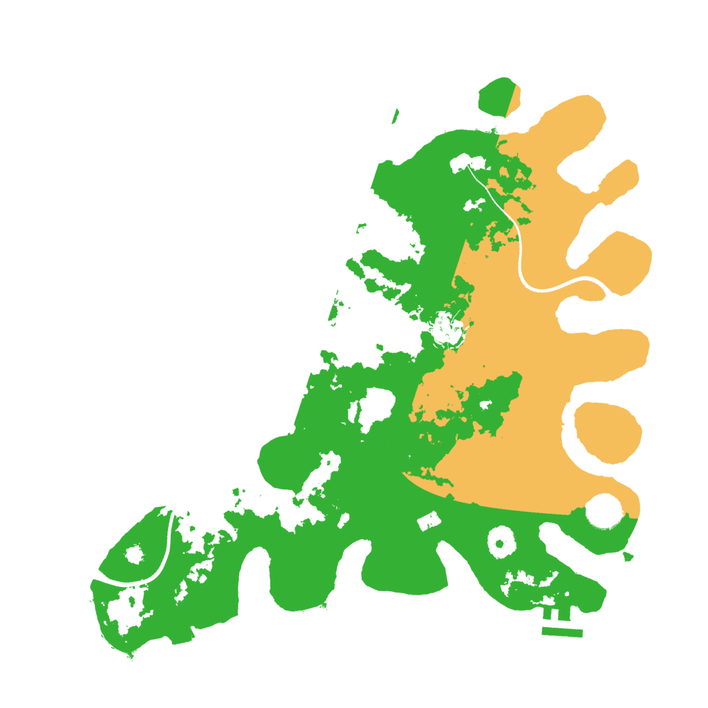 Biome Rust Map: Procedural Map, Size: 3500, Seed: 1324357440