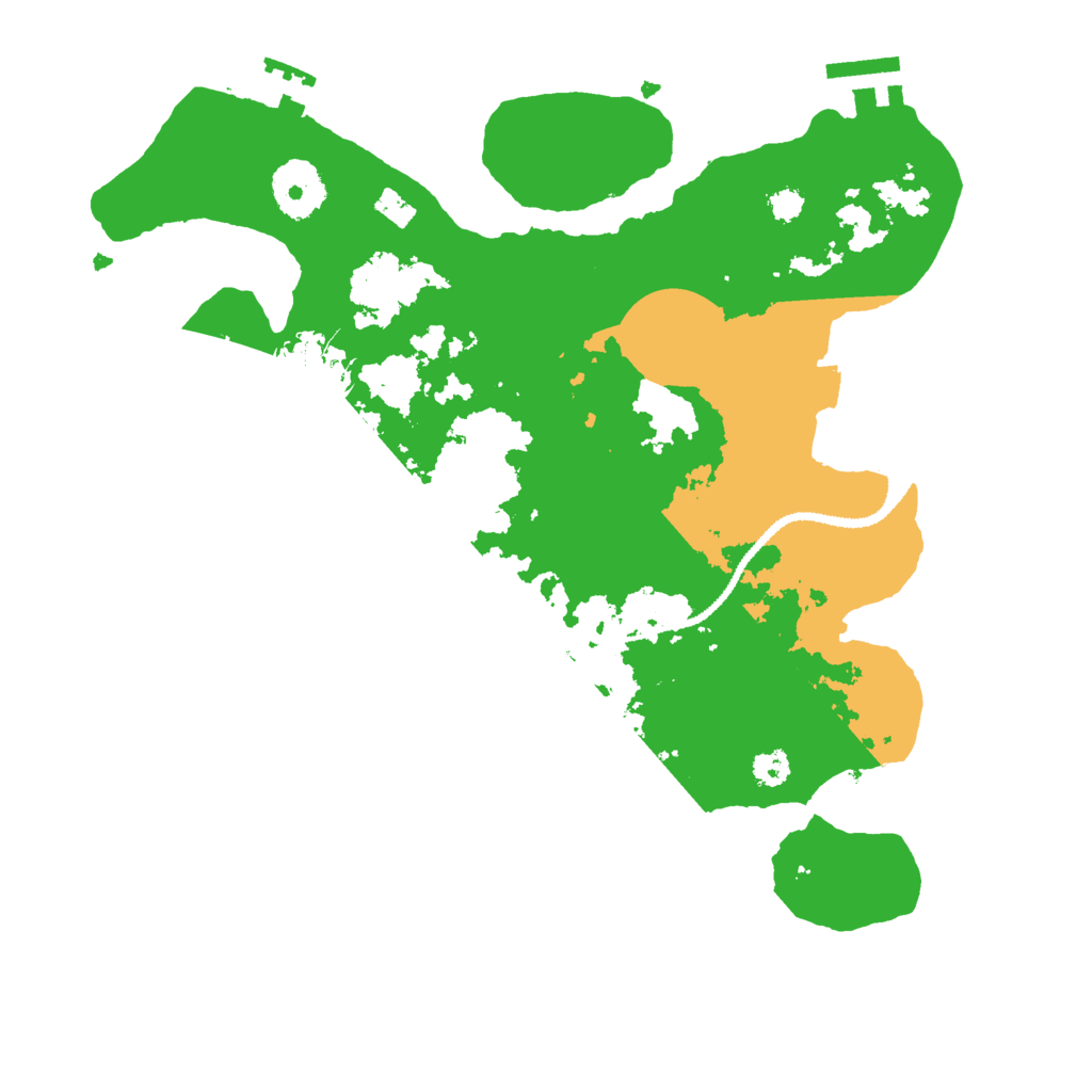 Biome Rust Map: Procedural Map, Size: 3000, Seed: 1654582951