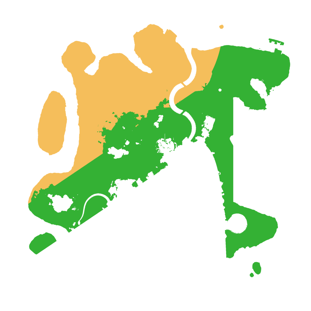Biome Rust Map: Procedural Map, Size: 3000, Seed: 988170248