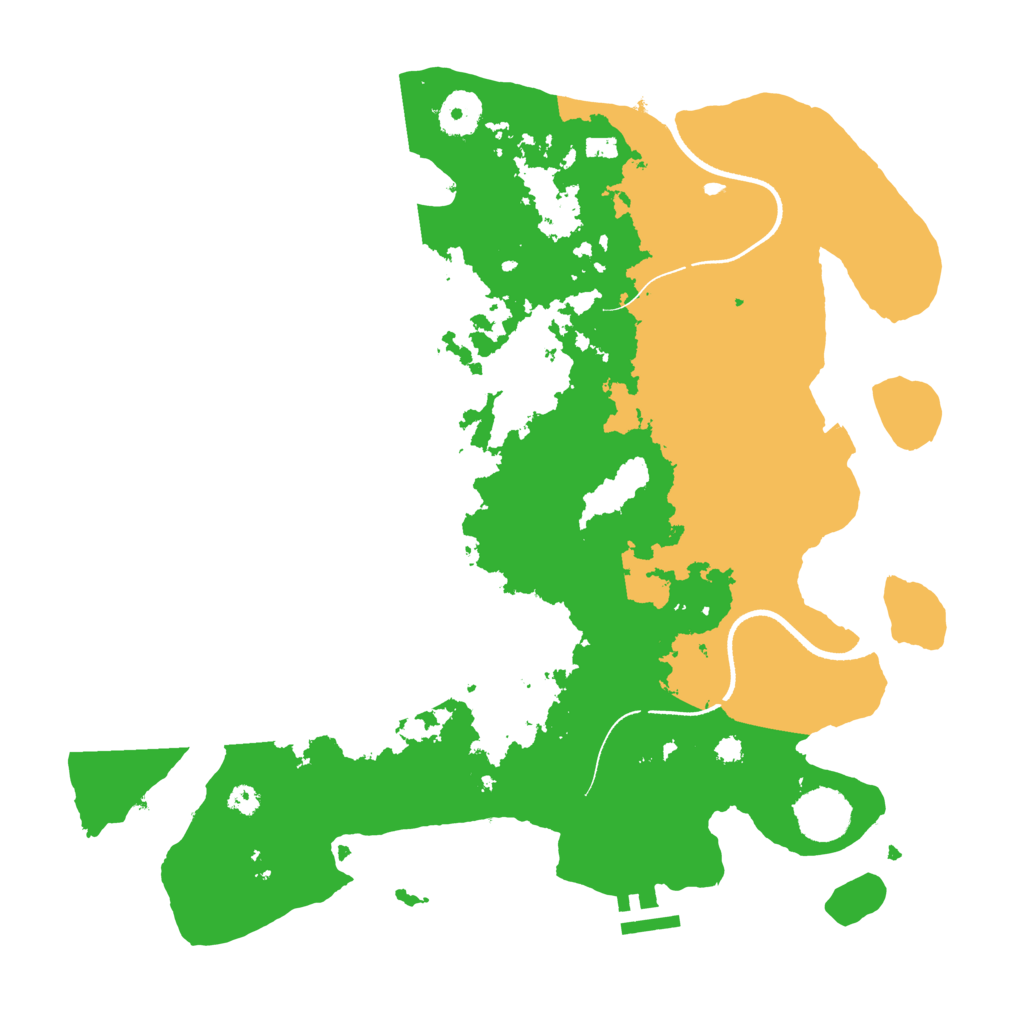 Biome Rust Map: Procedural Map, Size: 3500, Seed: 1907398574