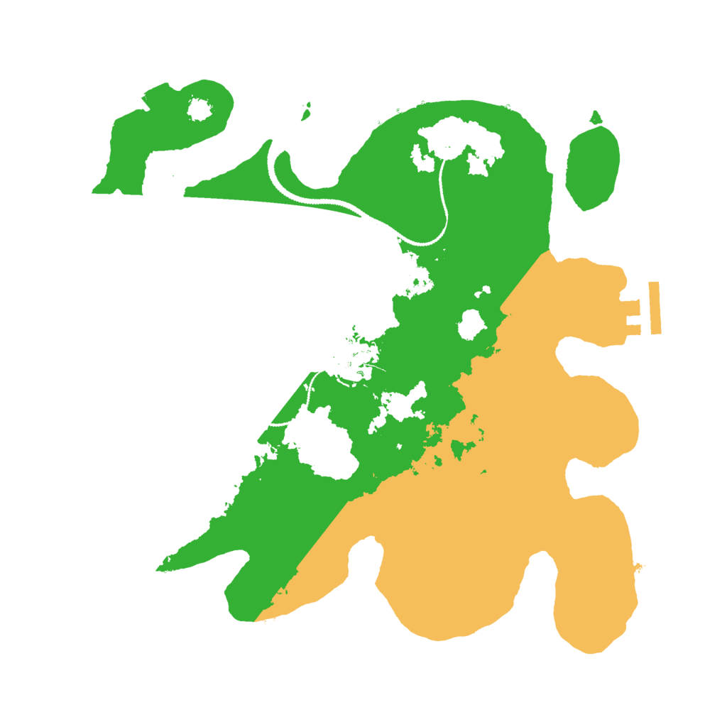 Biome Rust Map: Procedural Map, Size: 2800, Seed: 1994135389