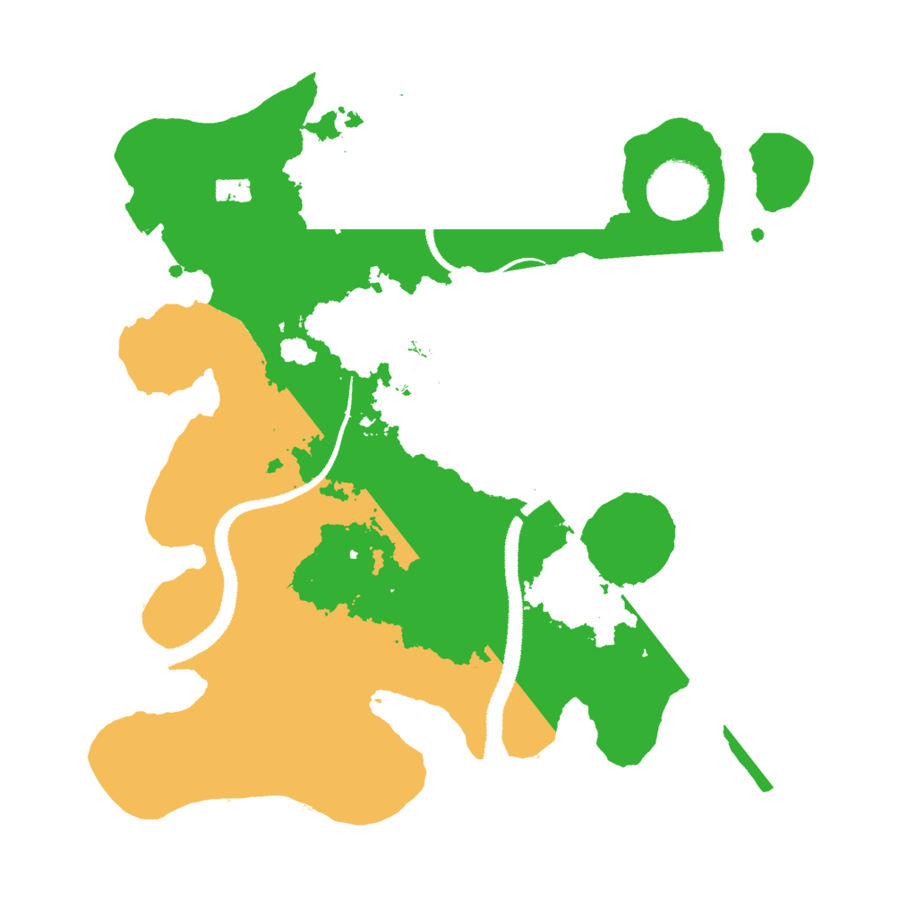 Biome Rust Map: Procedural Map, Size: 2800, Seed: 65533