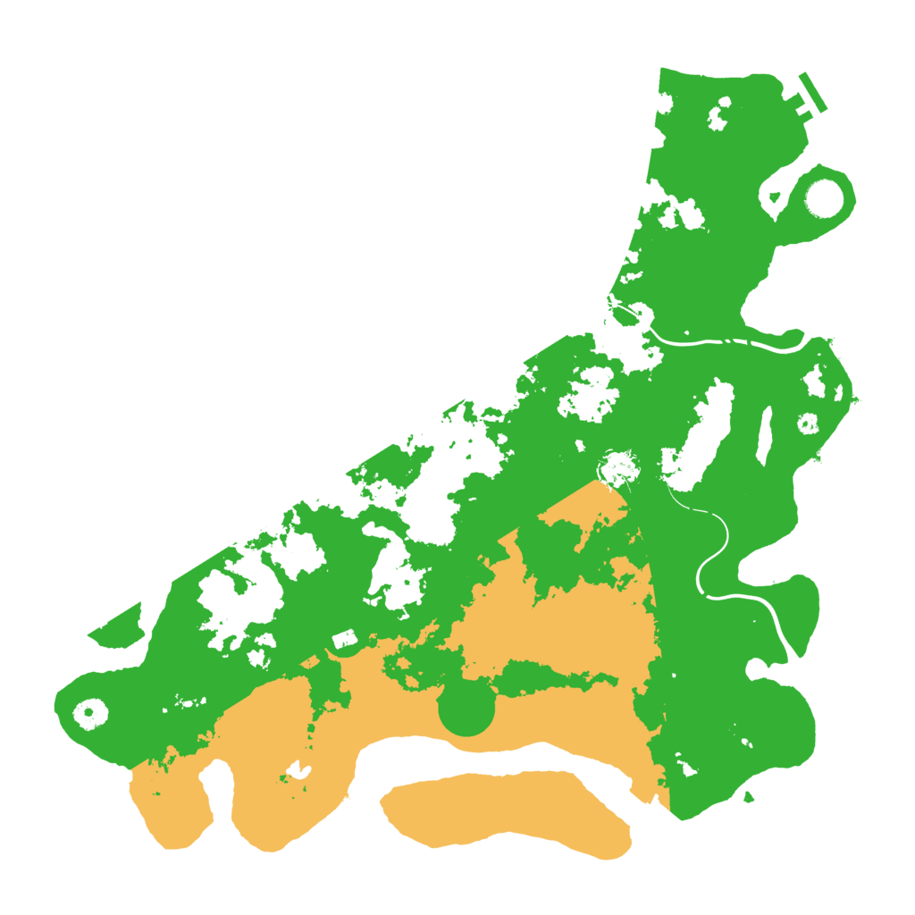 Biome Rust Map: Procedural Map, Size: 4250, Seed: 242002046