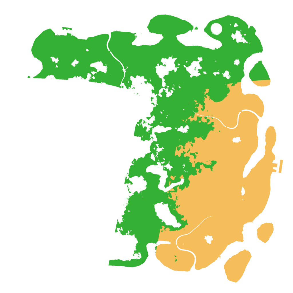 Biome Rust Map: Procedural Map, Size: 4500, Seed: 515971594