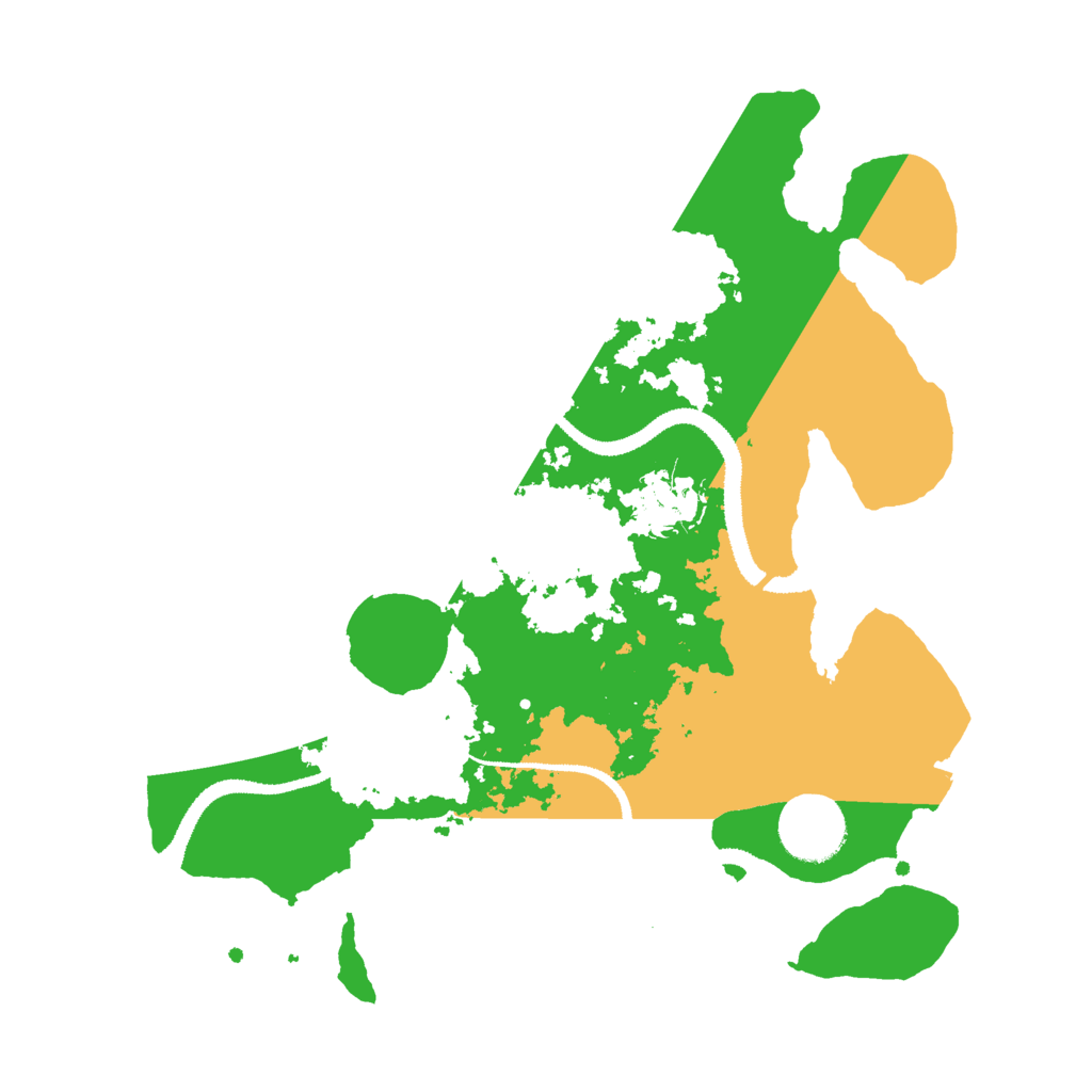 Biome Rust Map: Procedural Map, Size: 3000, Seed: 1280888746