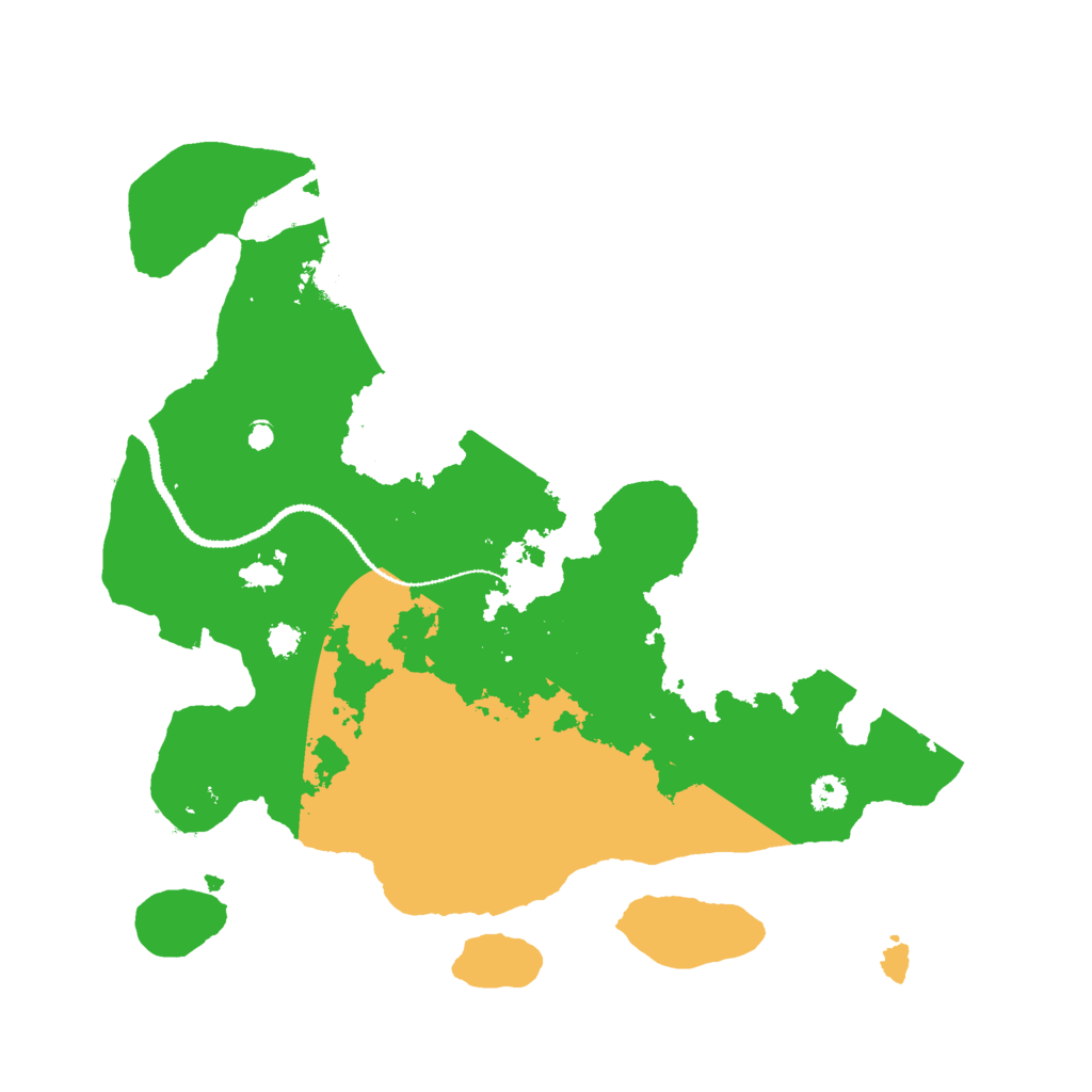 Biome Rust Map: Procedural Map, Size: 3000, Seed: 119334972