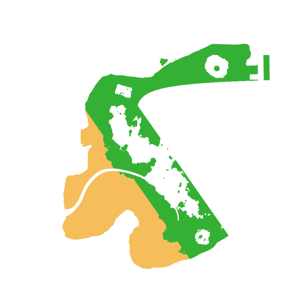 Biome Rust Map: Procedural Map, Size: 2000, Seed: 3680