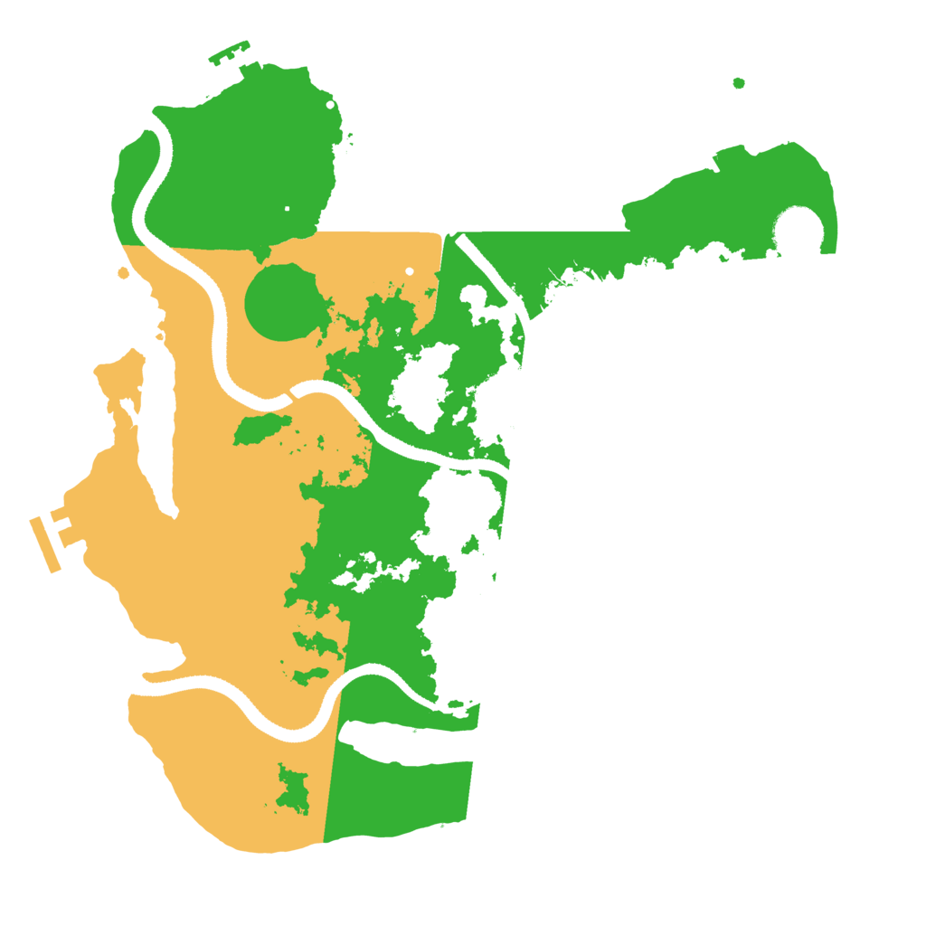 Biome Rust Map: Procedural Map, Size: 3249, Seed: 187504