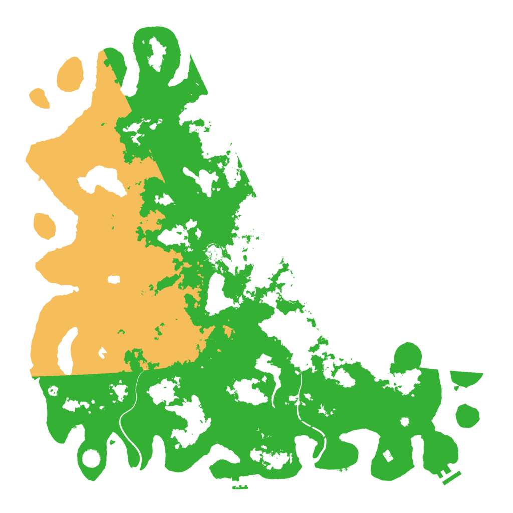 Biome Rust Map: Procedural Map, Size: 5000, Seed: 12301645