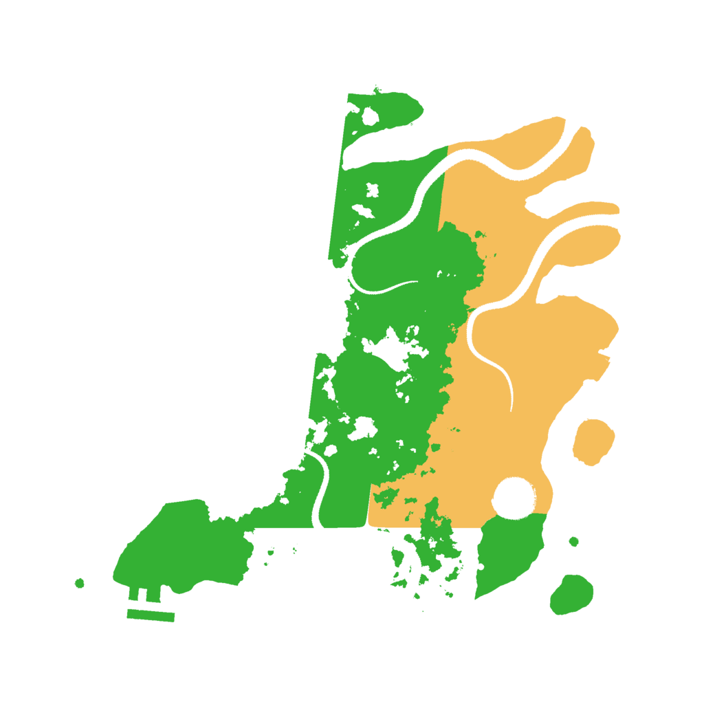 Biome Rust Map: Procedural Map, Size: 3000, Seed: 8605174
