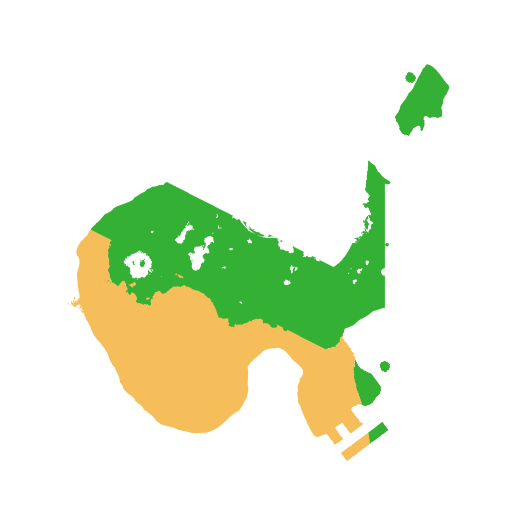 Biome Rust Map: Procedural Map, Size: 2000, Seed: 654284945