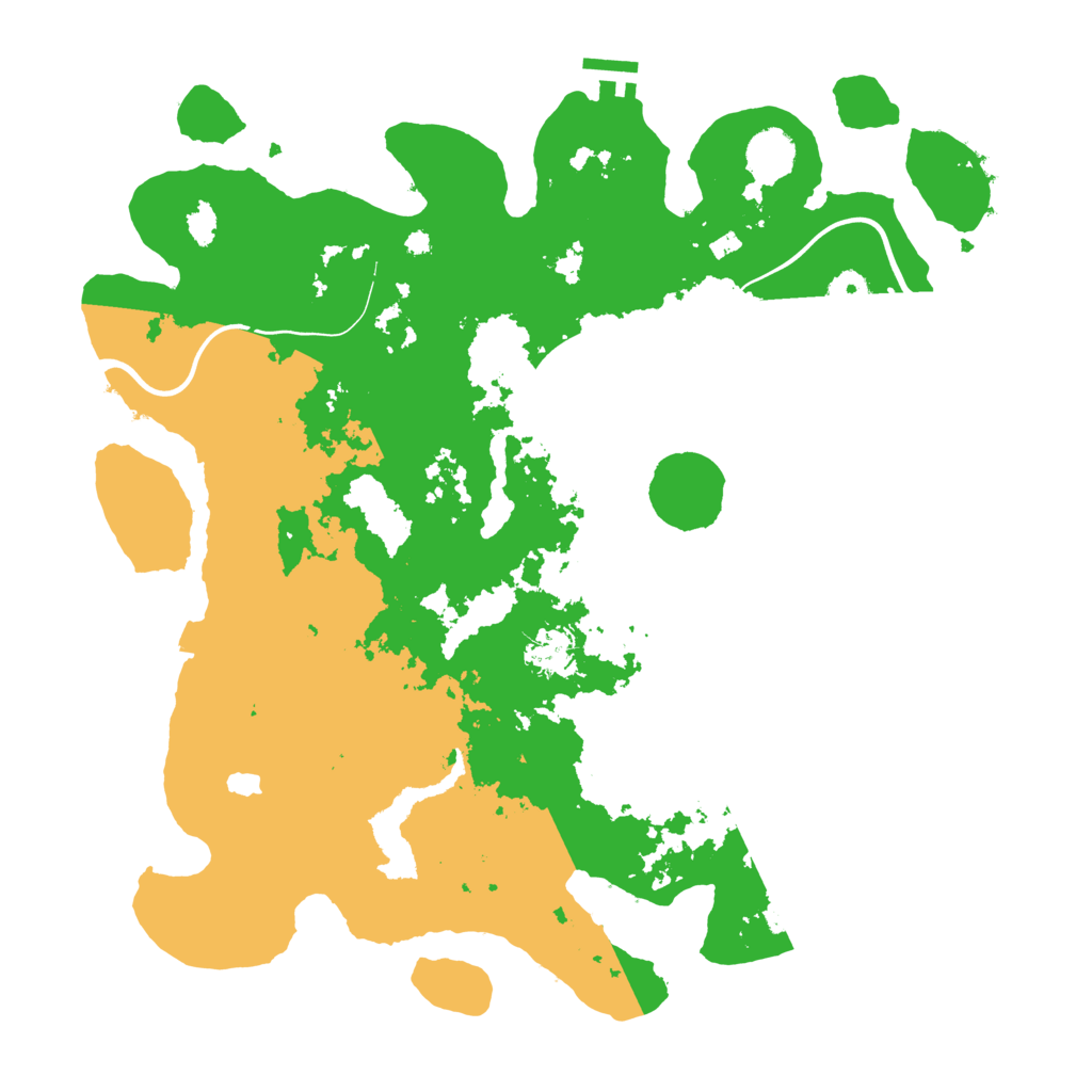 Biome Rust Map: Procedural Map, Size: 4000, Seed: 21224