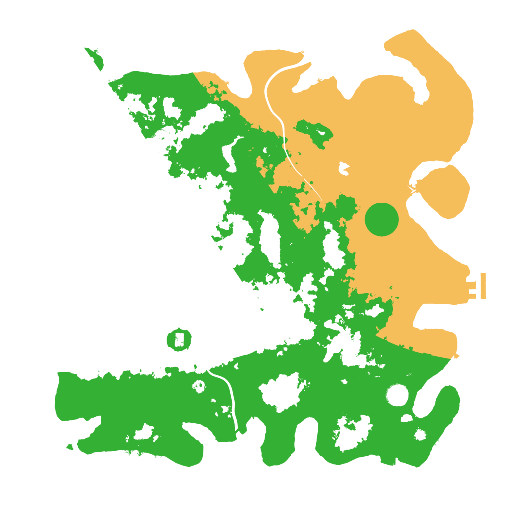 Biome Rust Map: Procedural Map, Size: 4000, Seed: 383751548