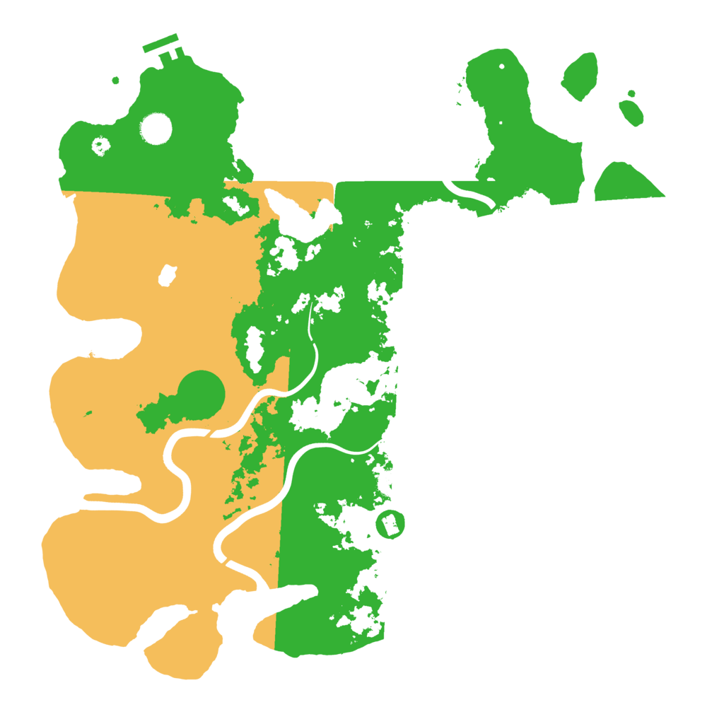 Biome Rust Map: Procedural Map, Size: 4000, Seed: 65576