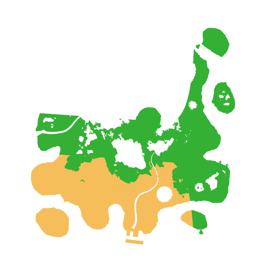 Biome Rust Map: Procedural Map, Size: 3000, Seed: 1445526034