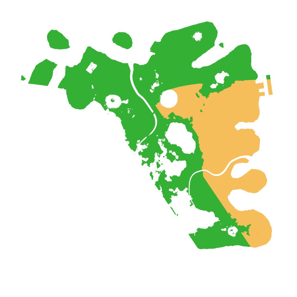 Biome Rust Map: Procedural Map, Size: 3000, Seed: 215766502