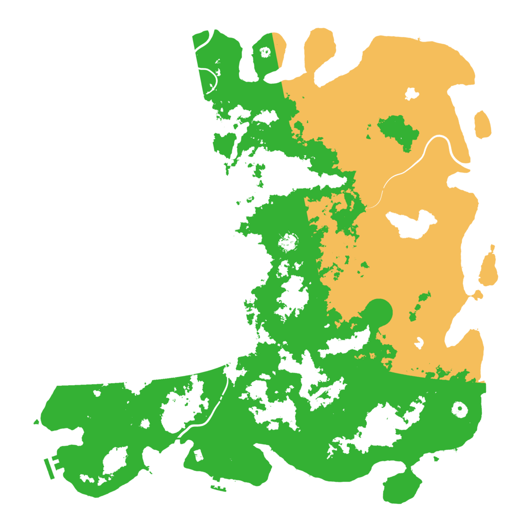 Biome Rust Map: Procedural Map, Size: 5000, Seed: 1746178493