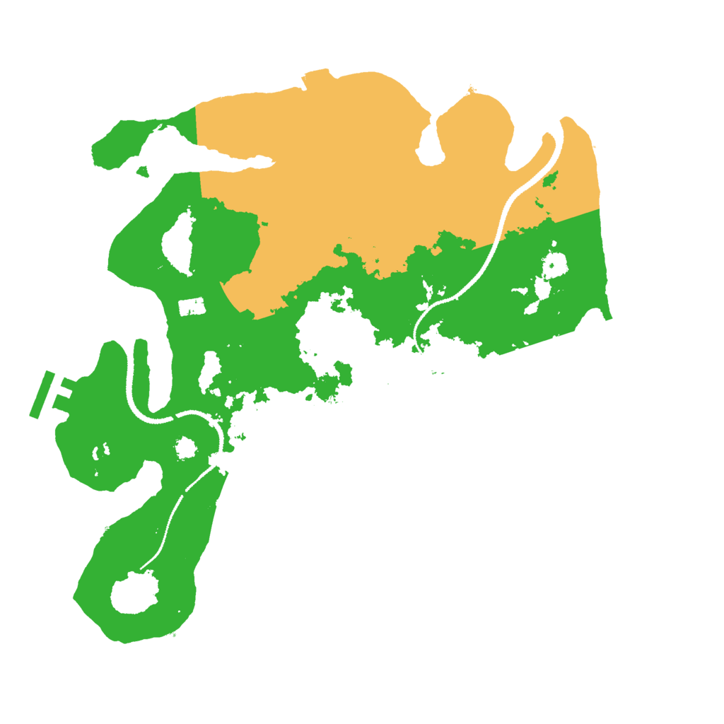 Biome Rust Map: Procedural Map, Size: 3000, Seed: 1763501342