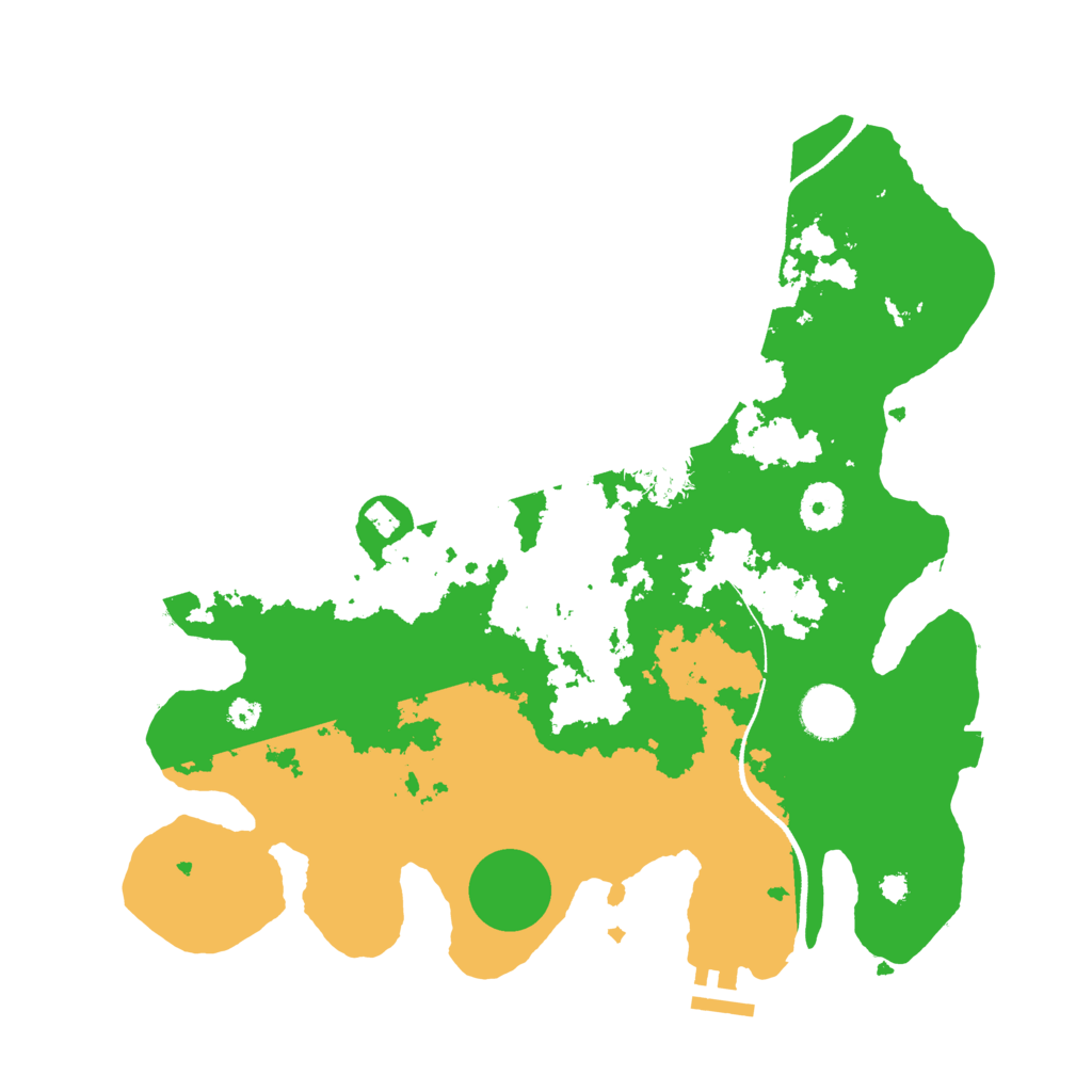 Biome Rust Map: Procedural Map, Size: 3500, Seed: 1716872024