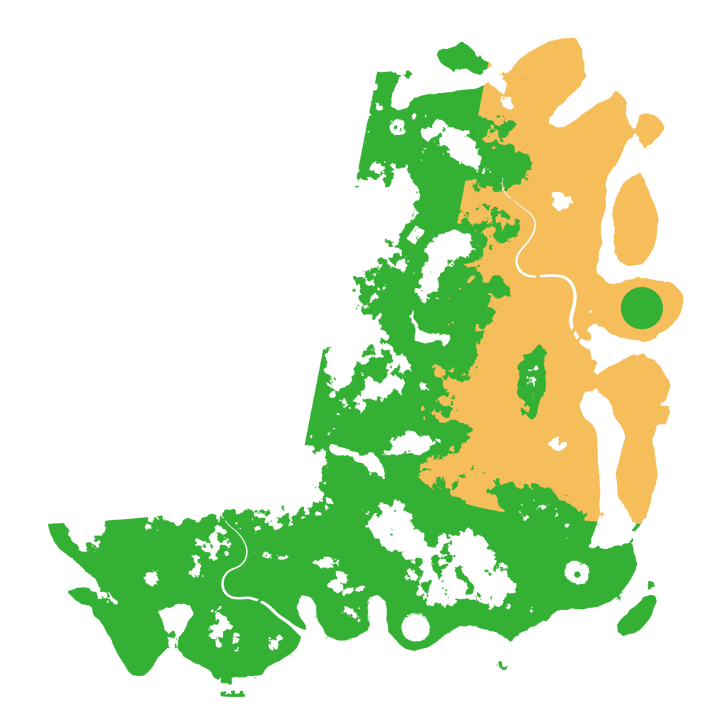 Biome Rust Map: Procedural Map, Size: 4500, Seed: 1586544921