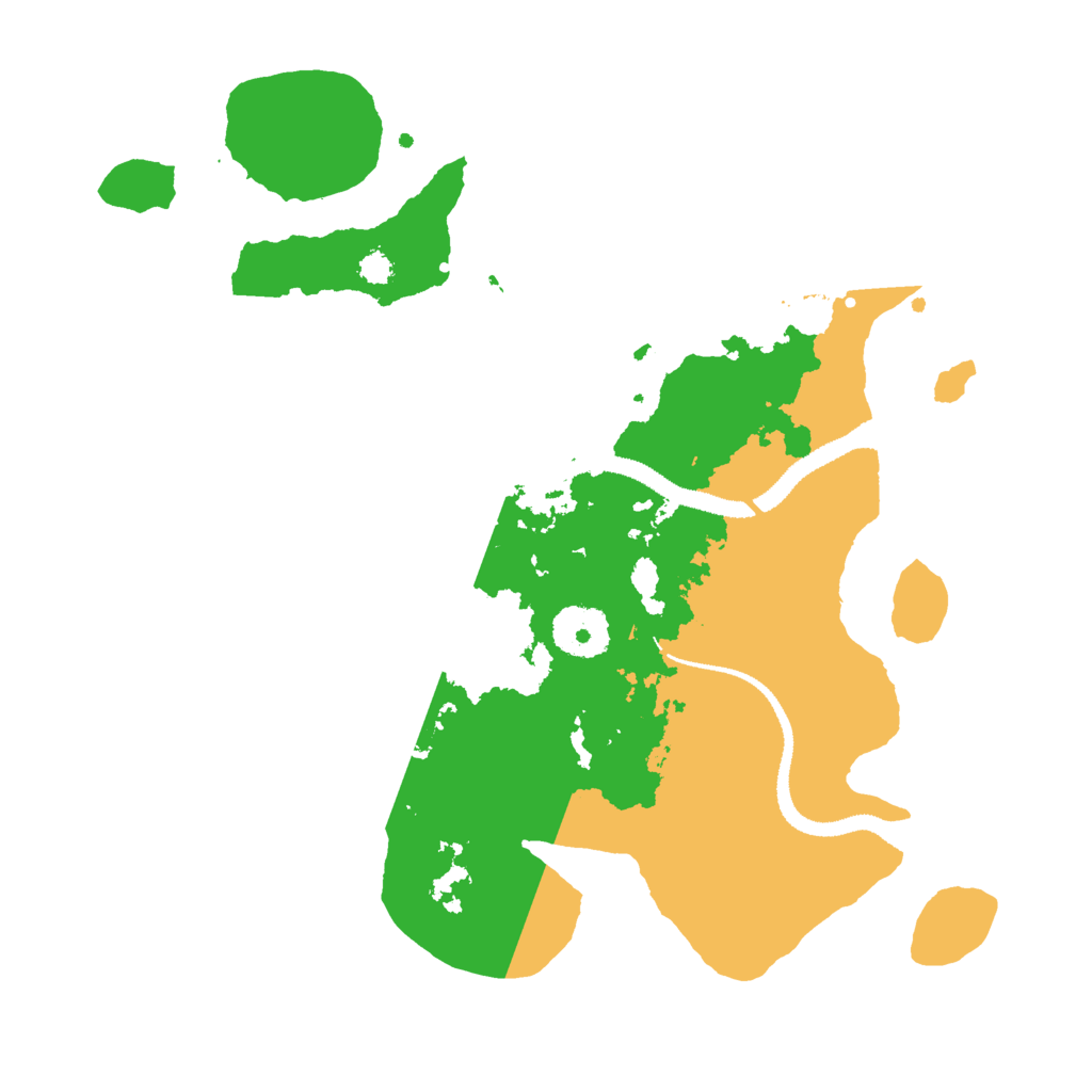 Biome Rust Map: Procedural Map, Size: 3000, Seed: 309644