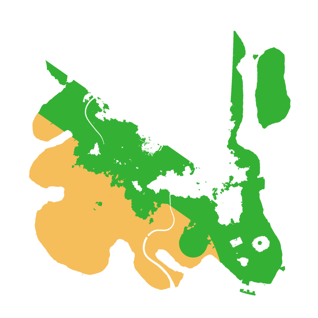 Biome Rust Map: Procedural Map, Size: 3000, Seed: 1178311003