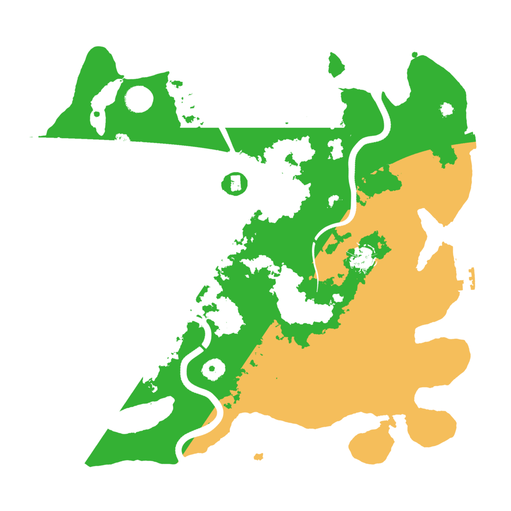 Biome Rust Map: Procedural Map, Size: 3500, Seed: 3680420