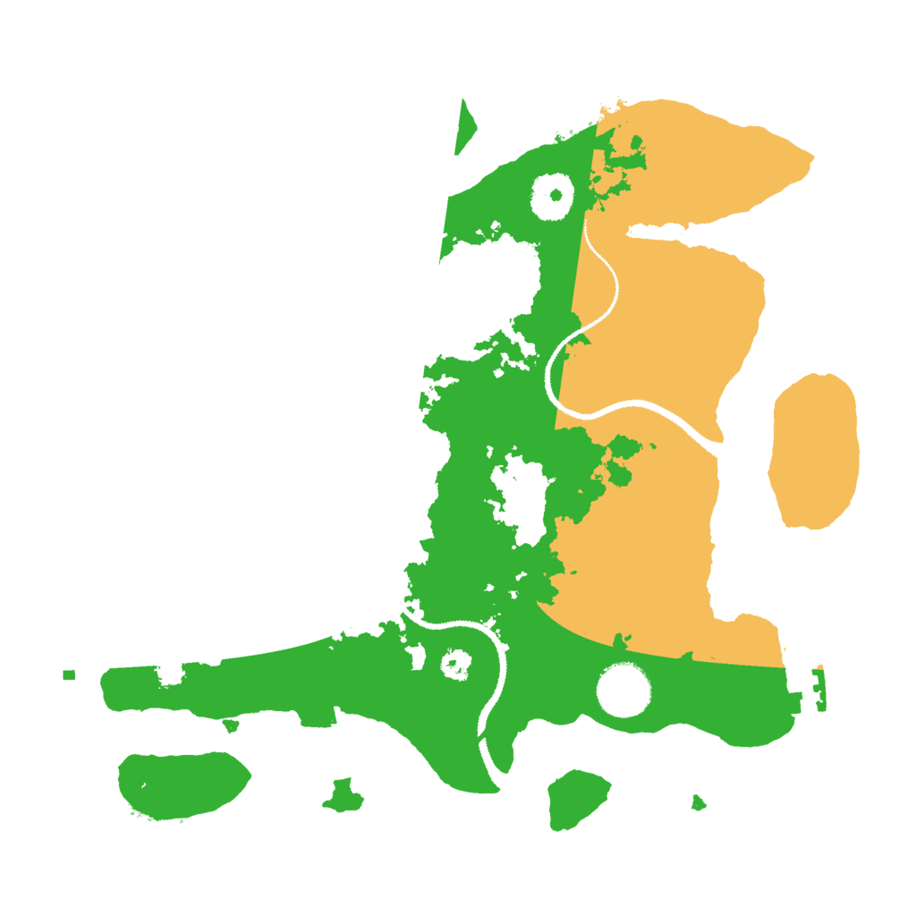 Biome Rust Map: Procedural Map, Size: 3000, Seed: 1665833669