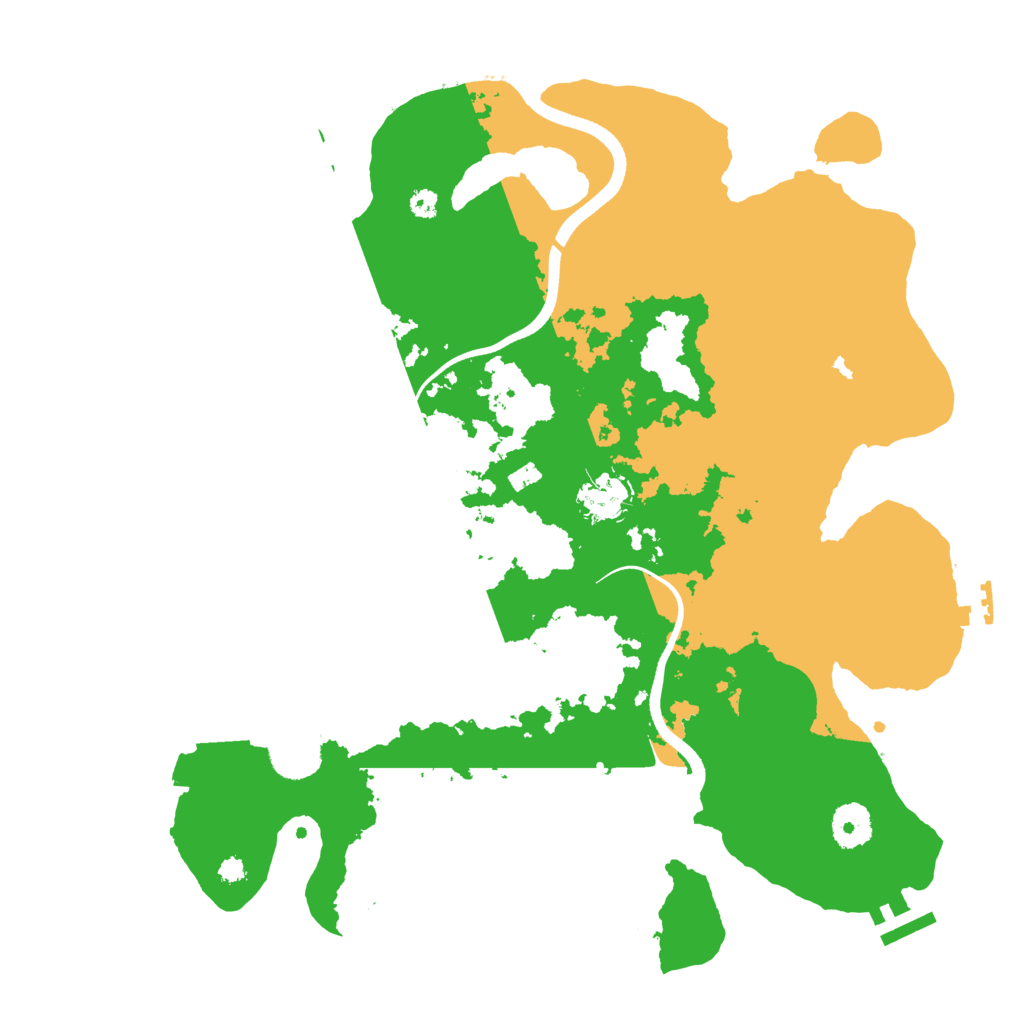 Biome Rust Map: Procedural Map, Size: 3600, Seed: 716